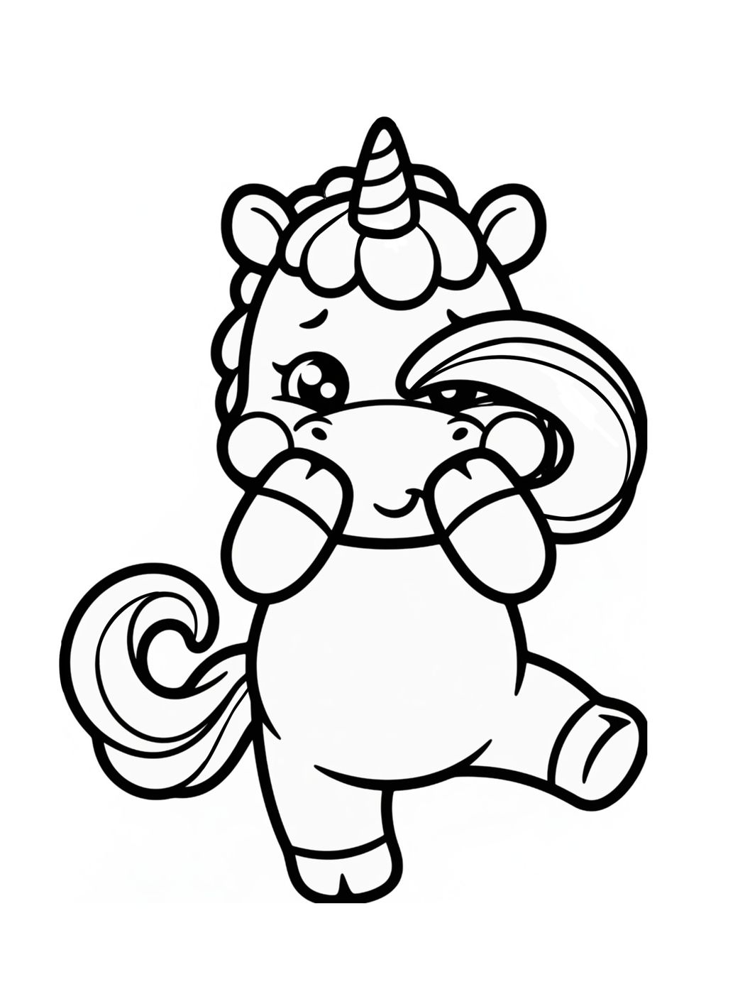 Blush, the embarrassment unicorn