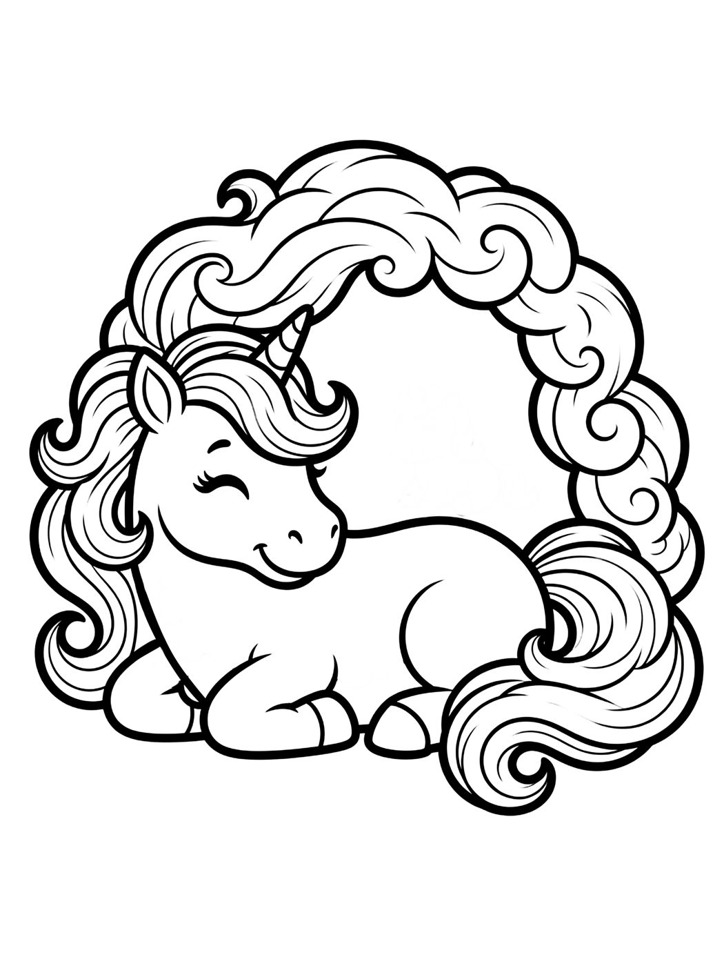 Cuddles, the feeling-safe unicorn